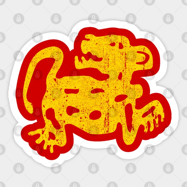 Red Jaguars Sticker by huckblade